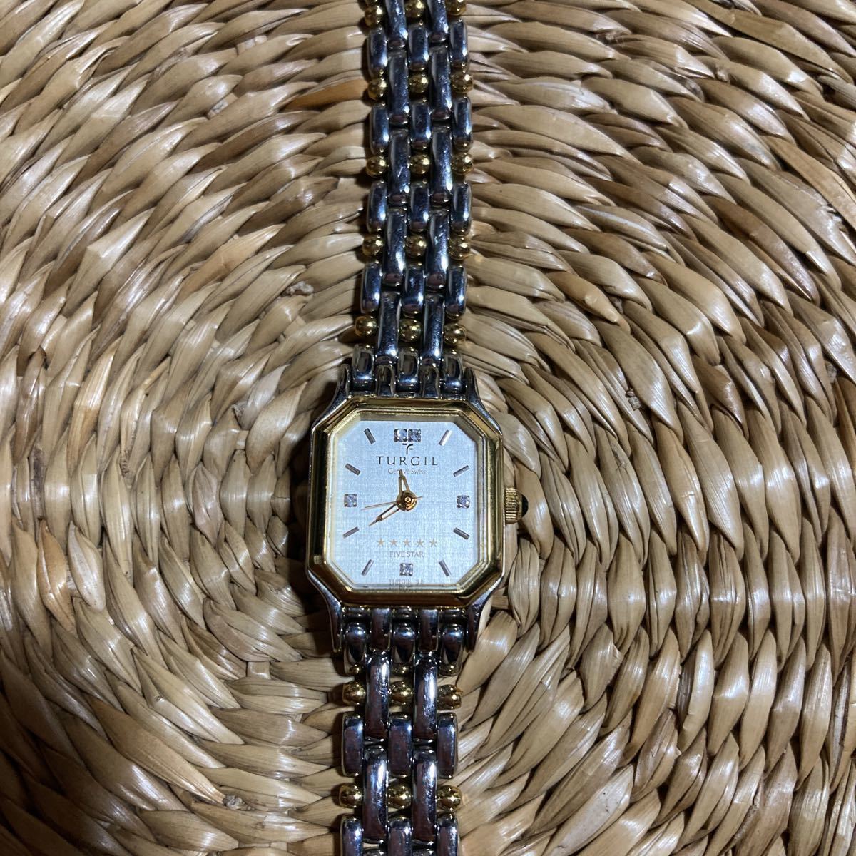 TURGIL タージル　レディース腕時計 シルバー　白文字盤　910 1824-02-4_画像2