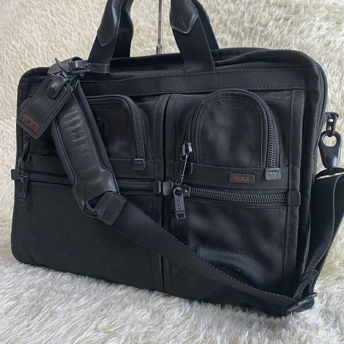 美品 TUMI 2way ブリーフケース 26141DH ビジネス PC 大容量-