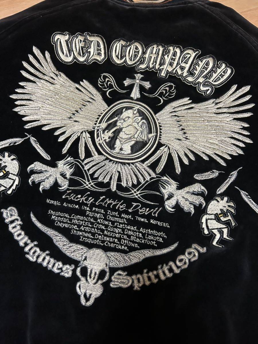 良品 TEDMAN テッドマン 別珍 スカジャン 刺繍ロゴ 42|Yahoo 良品 TEDMAN テッドマン 別珍 スカジャン 刺繍ロゴ 42|Yahoo