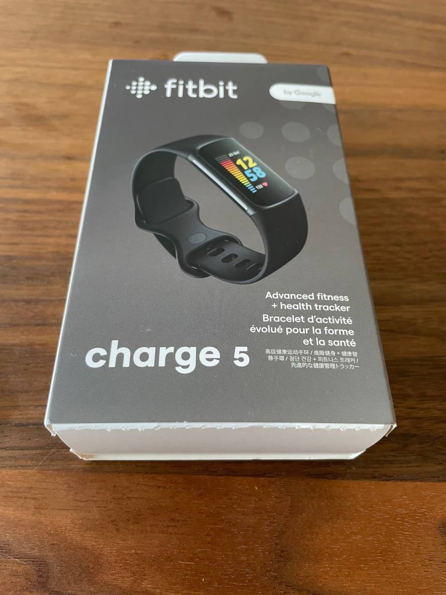 ☆送料無料）美品 Fitbit Charge 5 ブラック グラファイト(スマート