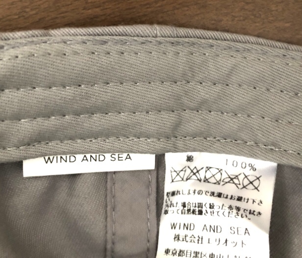 WIND AND SEA キャップ 刺繍 ロゴ CAP グレー 灰色 ウィンダンシー GDC や コラボ 多数 人気 ブランド 好きに も 熊谷 隆志 シェア 共用の画像5