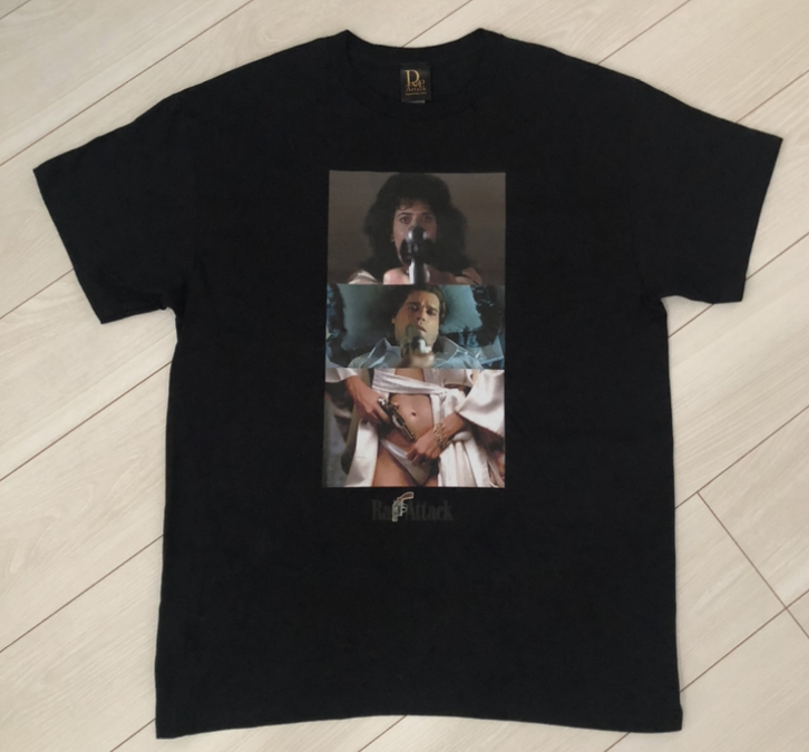 RAP ATTACK Tシャツ フォト Tee 黒 HIPHOP KCD 上田浩史 GGK アメカジ 好きに も シェア 共用 ラップ アタック_画像2