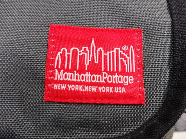 マンハッタンポーテージ　グレー　ナイロン　W20cm　フラップ　ショルダー　Manhattan Portage_画像6