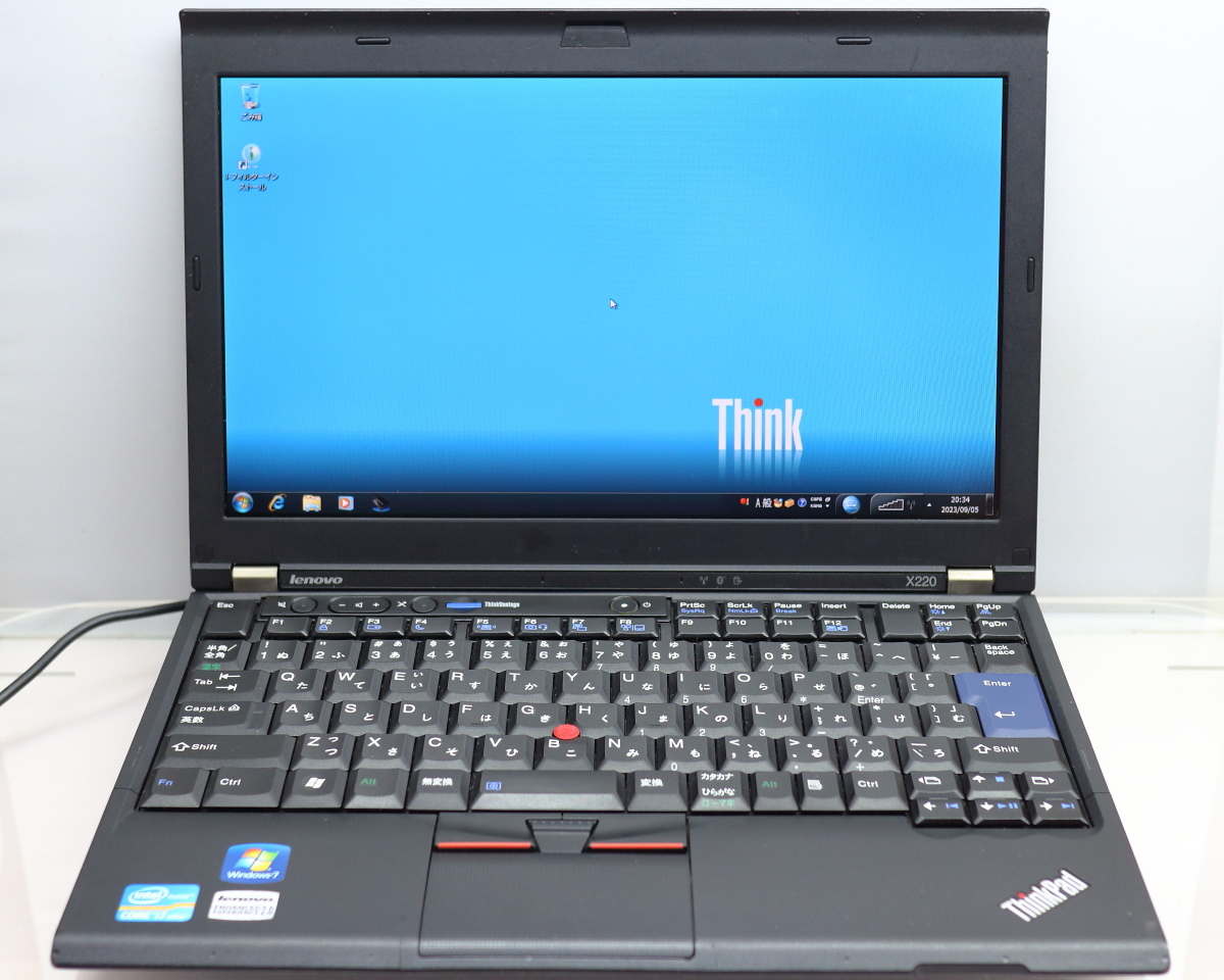 Lenovo ThinkPad X220 4286-CTO/12.5TFT/Core i7-2620M(2.70GHz)/4GBメモリ/HDD320GB/バッテリーNG/Windows7 Professional 32bit #0905_画像1