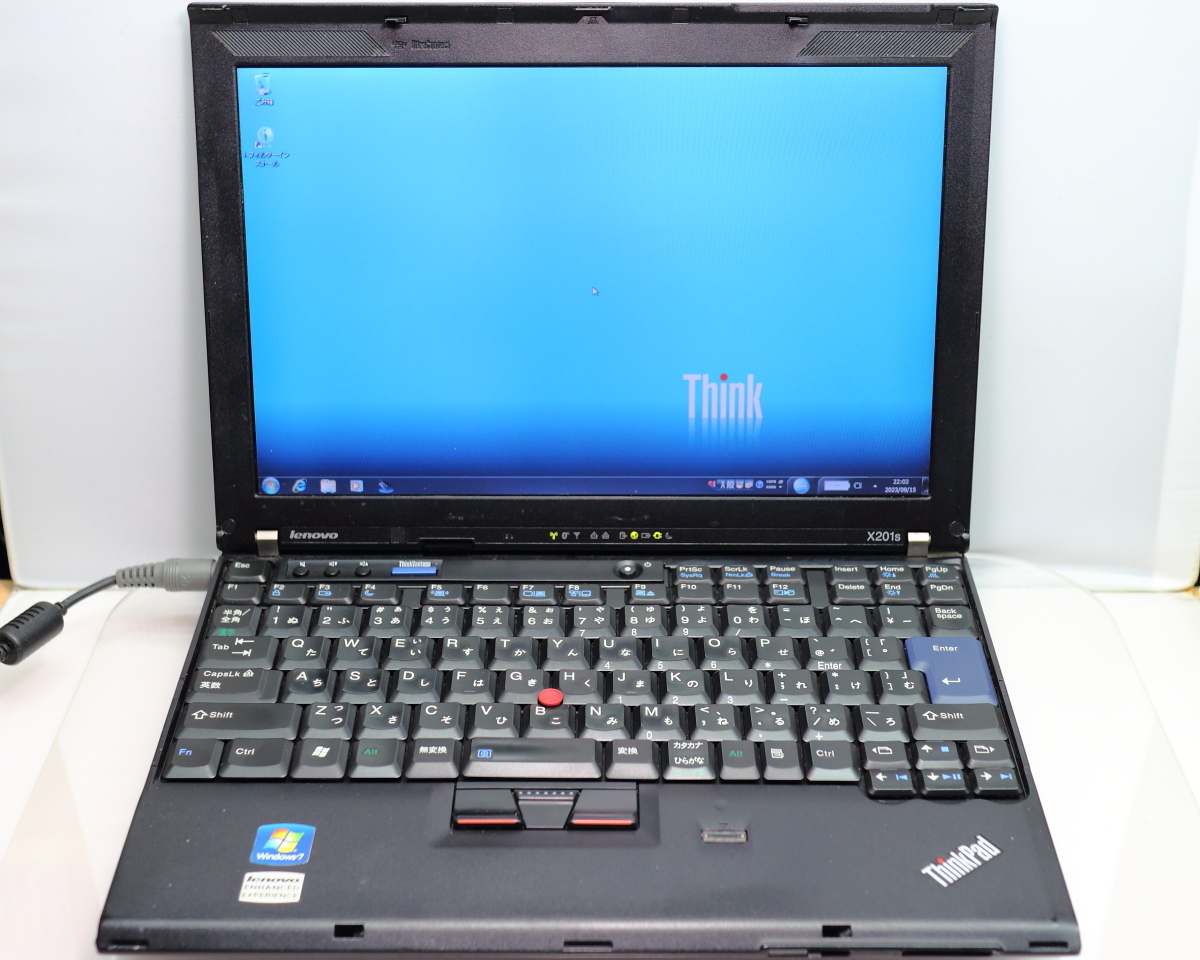 Lenovo ThinkPad X201s 5143-2FJ/Core i7-620LM (2.00GHz)/4GBメモリ/HDD1TB/12.1TFT WXGA+(1440×900ドット)/Windows7 Professional #0915