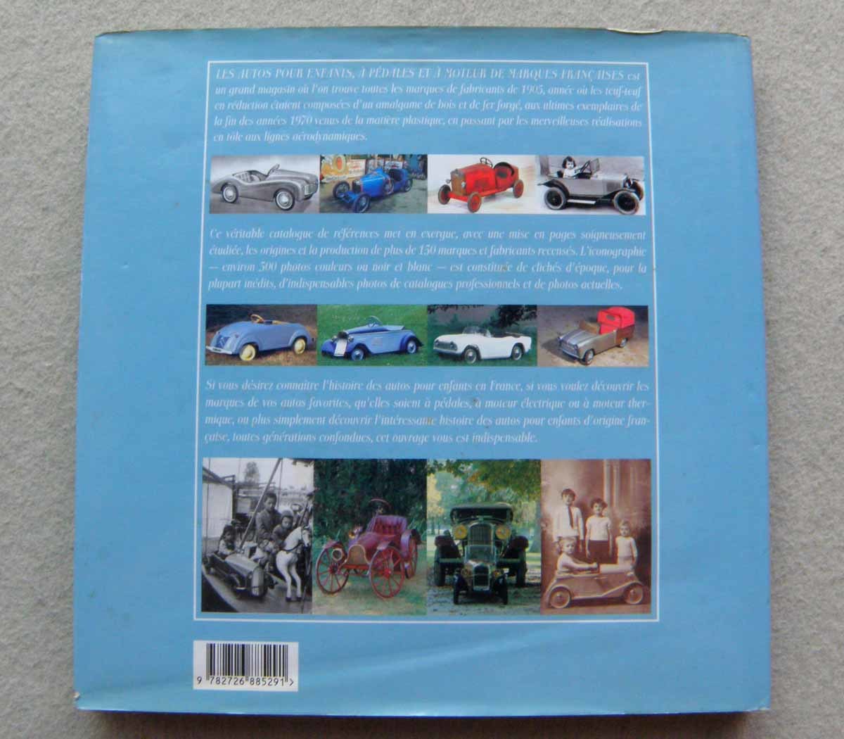  foreign book Autos pour enfants - a pedales & a moteur, de marques francaises pedal car toy for riding Vintage classic photograph materials 