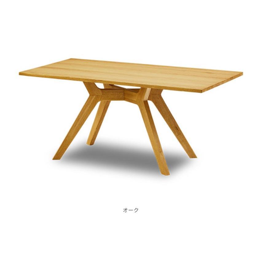 ダイニングテーブル 4人 130 おしゃれ 北欧 オーク材 ブラック 無垢材 木製 木 天然木 ブラウン 幅130cm
