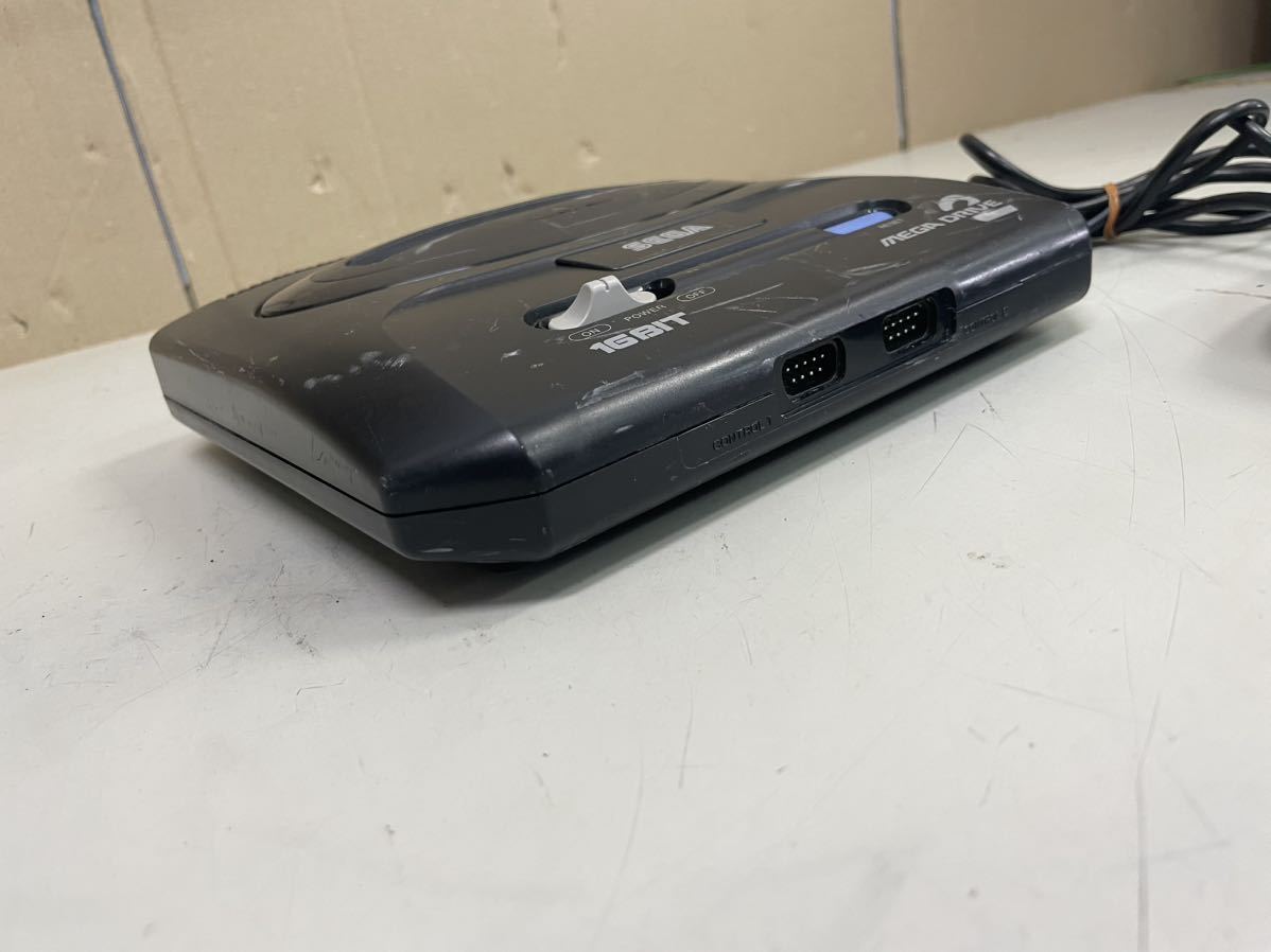 N401/MEGA DRIVE 2 SEGA セガ HAA-2502 コントローラー　SJ-3500 セット　動作未確認_画像8