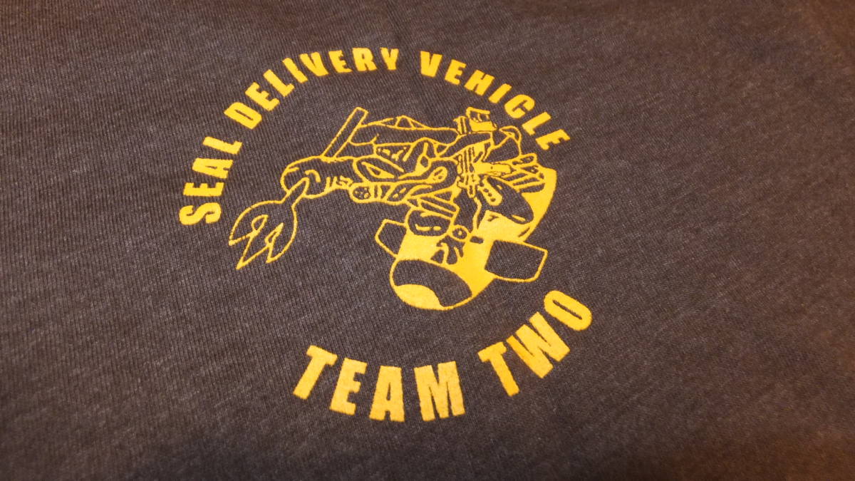 [Navy SEALs]SDVT-2 rice navy special squad navy seal z seal Delivery vehicle SEAL transportation . water boat team 2 T-shirt size L NSWG-2 US NAVY