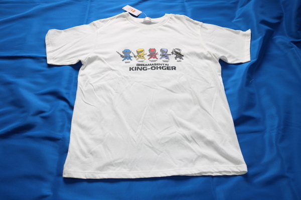 王様戦隊キングオージャー　Tシャツ　白　メンズLL　BANDAI　新品 未使用　_画像4