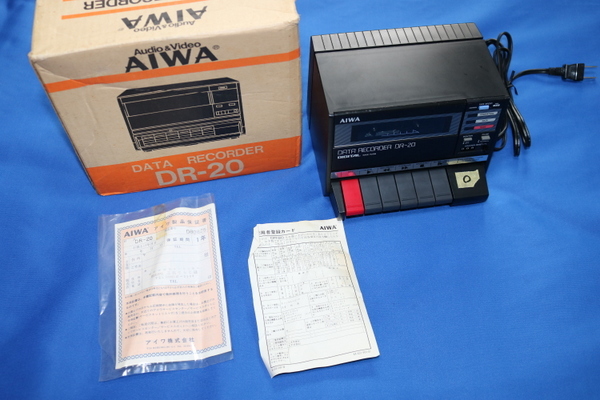 AIWA DR-20 整備済 動作確認済 倍速対応 データレコーダー 箱付き MOTORボタン付き MSX PC6001mk2 PC6601 PC8801 FM7 FM8 等に