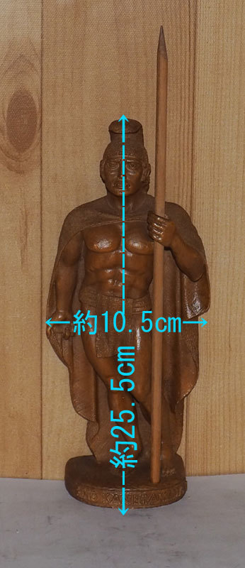 ●　キング カメハメハ大王　置物　約25.5cm　ハワイ　土産　KING KAMEHAMEHA　MADE IN HAWAII A HIP ORIGINAL　●_画像8