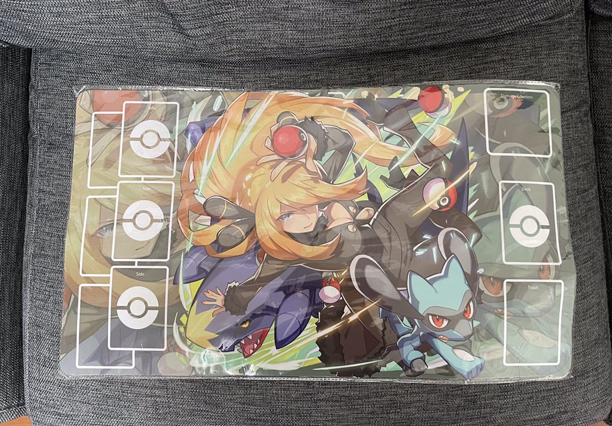 3点セット ポケモン シロナ プレイマット&アクリルフレーム 3点セット ポケモン シロナ プレイマット&アクリルフレーム