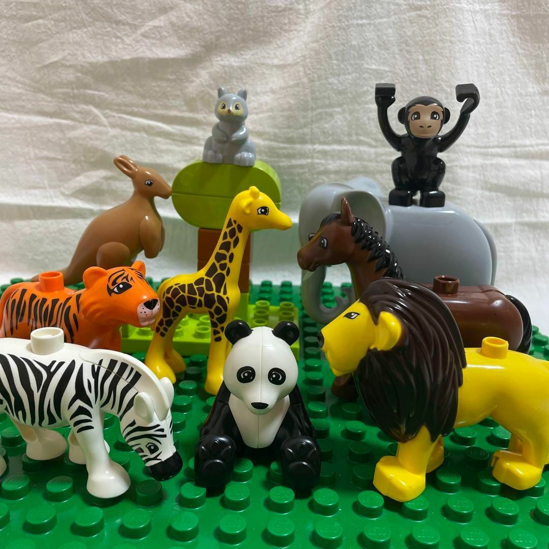 動物10点セット レゴ互換 LEGO おもちゃ ブロック レゴデュプロ 知育玩具