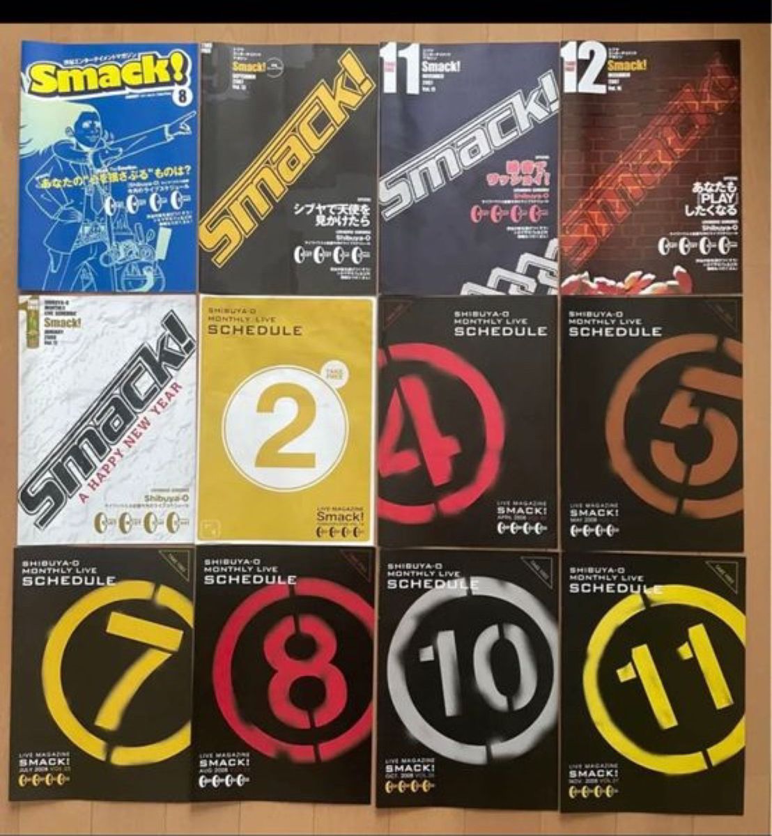 渋谷O-Group「smack!」フリーペーパー67冊セット 2004～14年頃