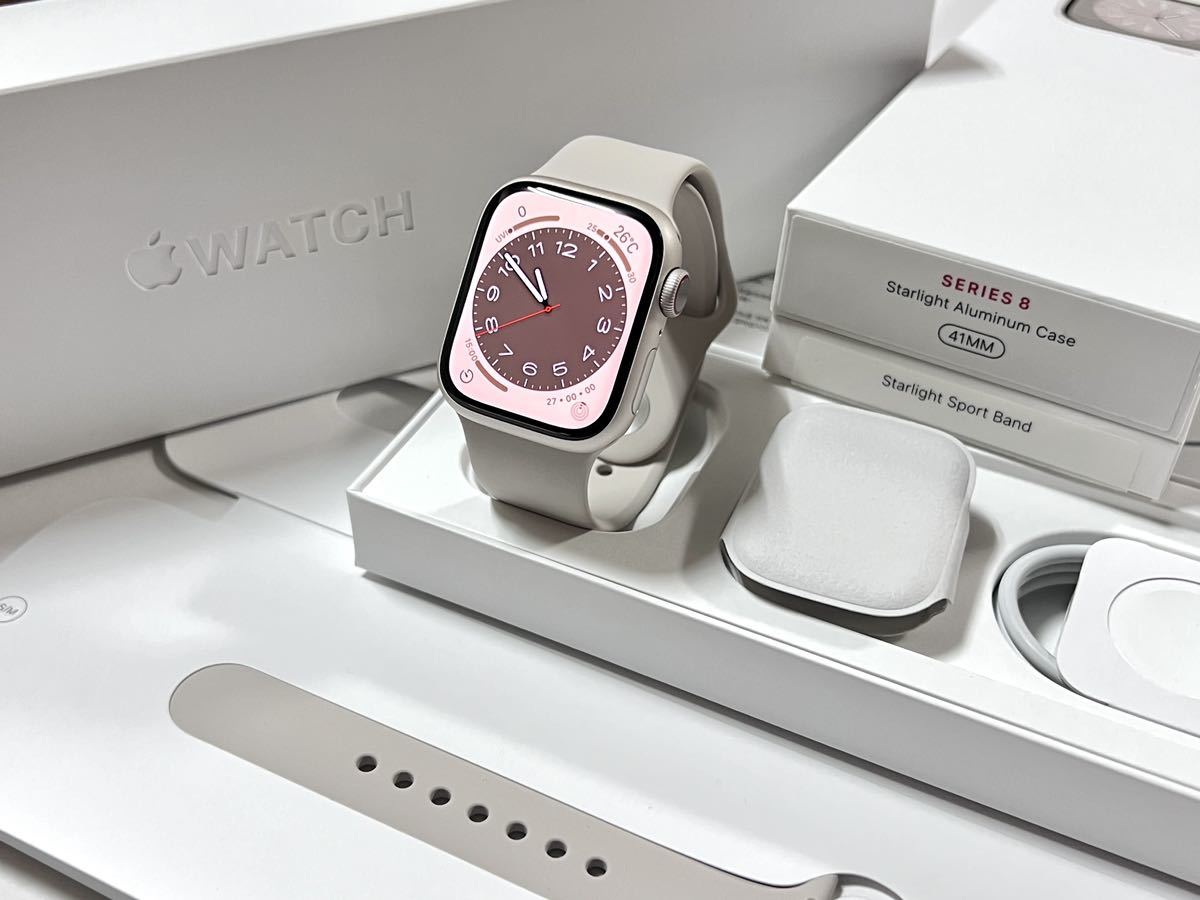 ☆ 美品 バッテリー100% ☆ Apple Watch Series 8 41mm アップル