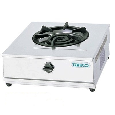 タニコー ガスコンロ TGU-45 LPガス 1口 厨房機器 業務用 卓上タイプ ガステーブルコンロ 450×500×185 プロパンガス 1口コンロ 89293