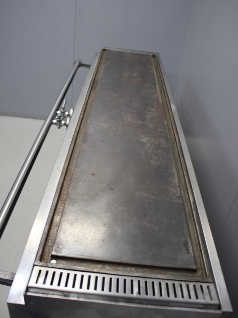  iron plate . vessel pcs attaching city gas 1820×430×850 gas type iron plate counter teppanyaki okonomiyaki yakisoba business use store articles eat and drink shop 58833 warehouse storage 