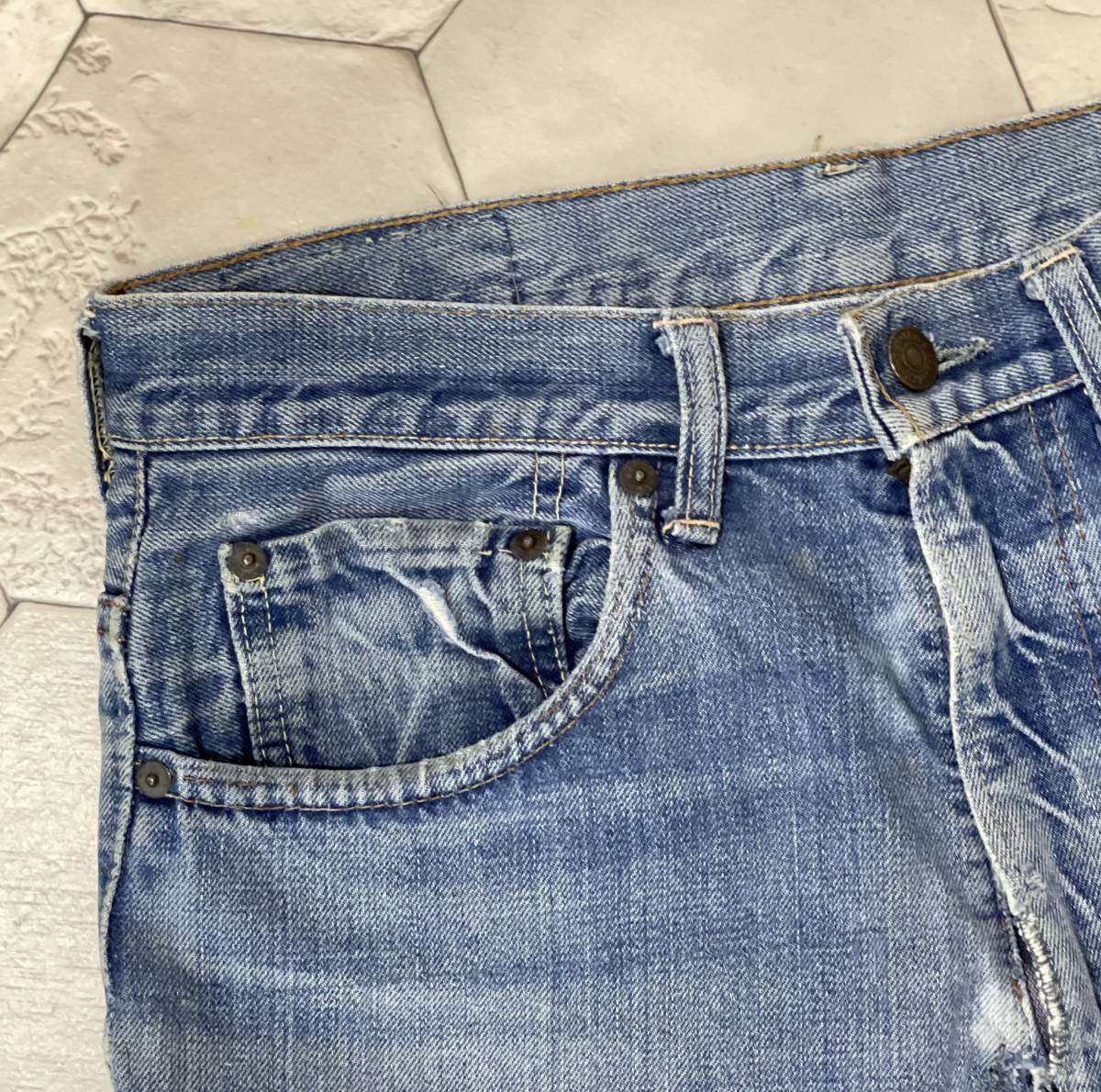 70s ヴィンテージ LEVI'S リーバイス 517 初期ビッグE W32｜PayPayフリマ