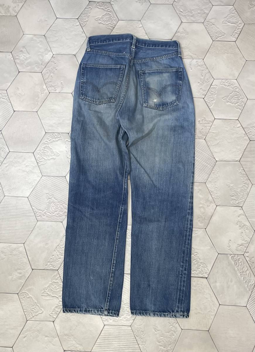 60s ヴィンテージ LEVI'S リーバイス 501 ビッグE 刻印8 W30_画像2