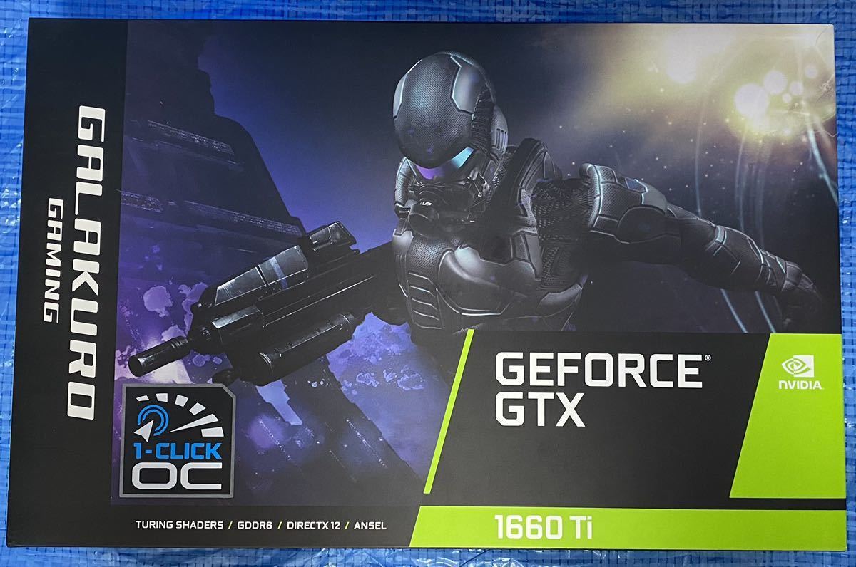 即発送可能】 【美品・送料無料】GALAKURO GeForce GG-GTX1660Ti-E6GB