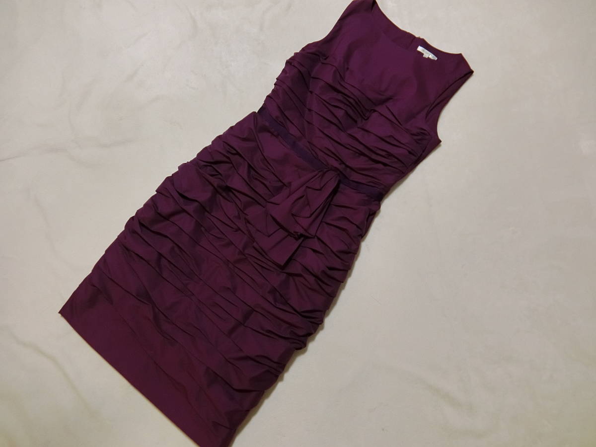  beautiful goods PAULE KA paul (pole) ka ribbon dress One-piece purple 36