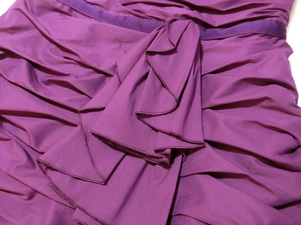  beautiful goods PAULE KA paul (pole) ka ribbon dress One-piece purple 36