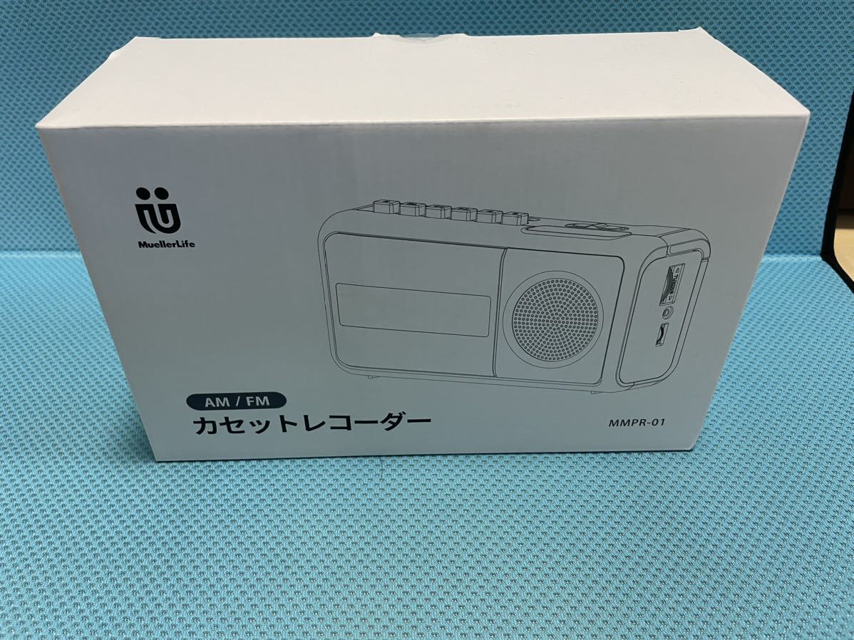  unused goods UGG reshonAM/FM cassette recorder MMPR-01 light gray 