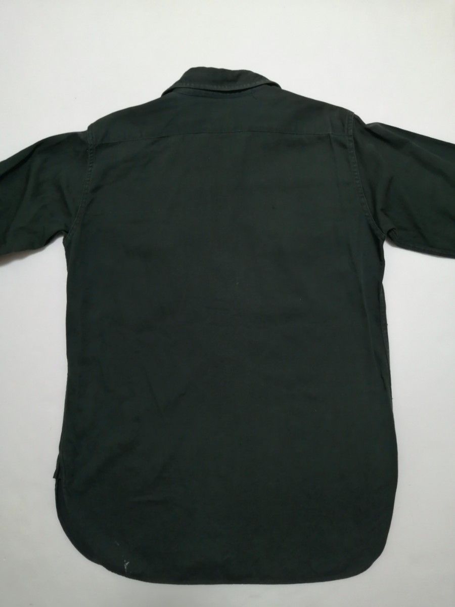 50s 60s USA製 ヴィンテージ ボーイスカウト 長袖シャツ ワークシャツ マチ付き ミリタリーシャツ
