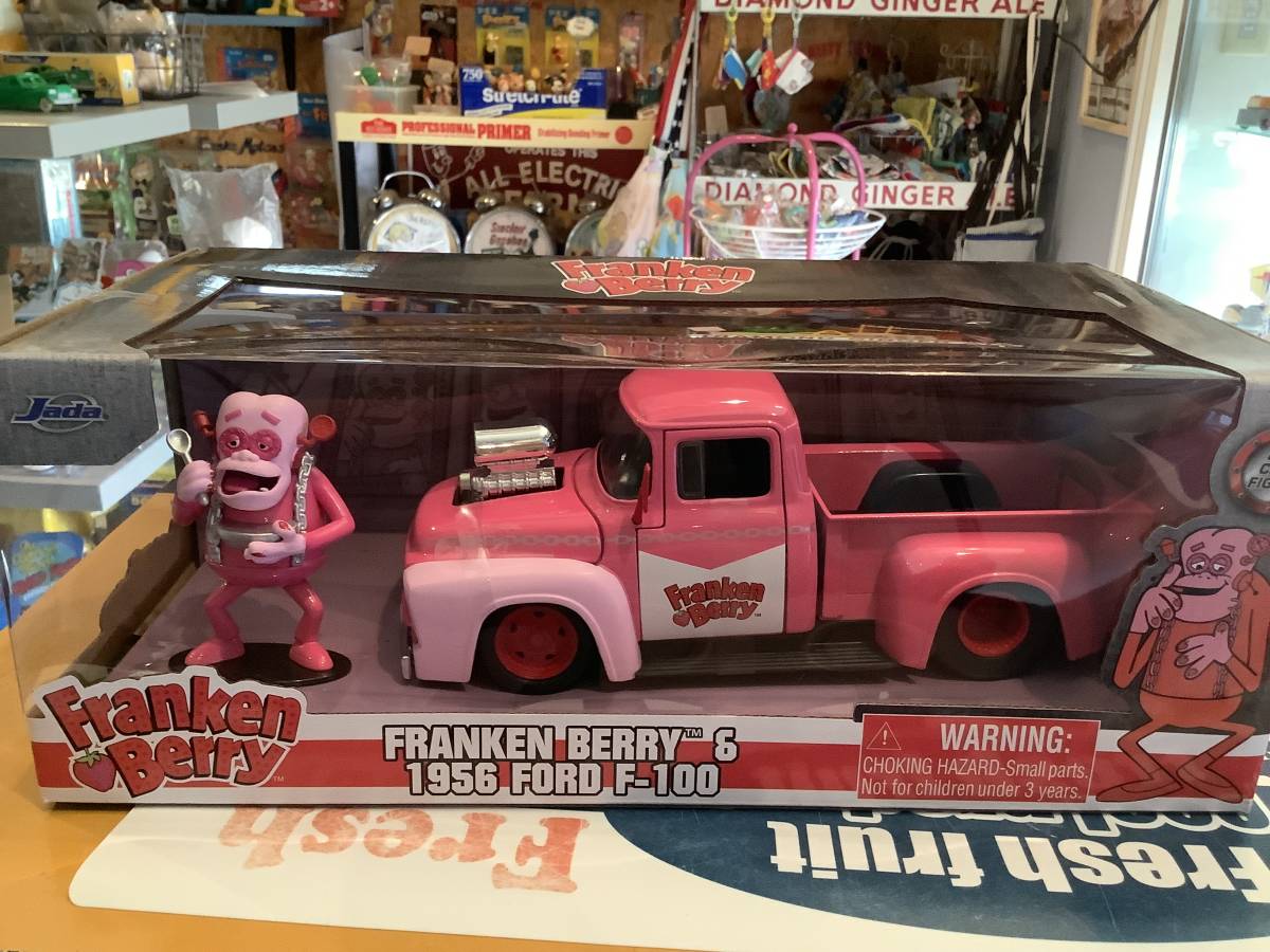 1:24 GENERAL MILLS 1956 FORD F-100 w/ FRANKEN BERRY【フランケン ベリー】ミニカー