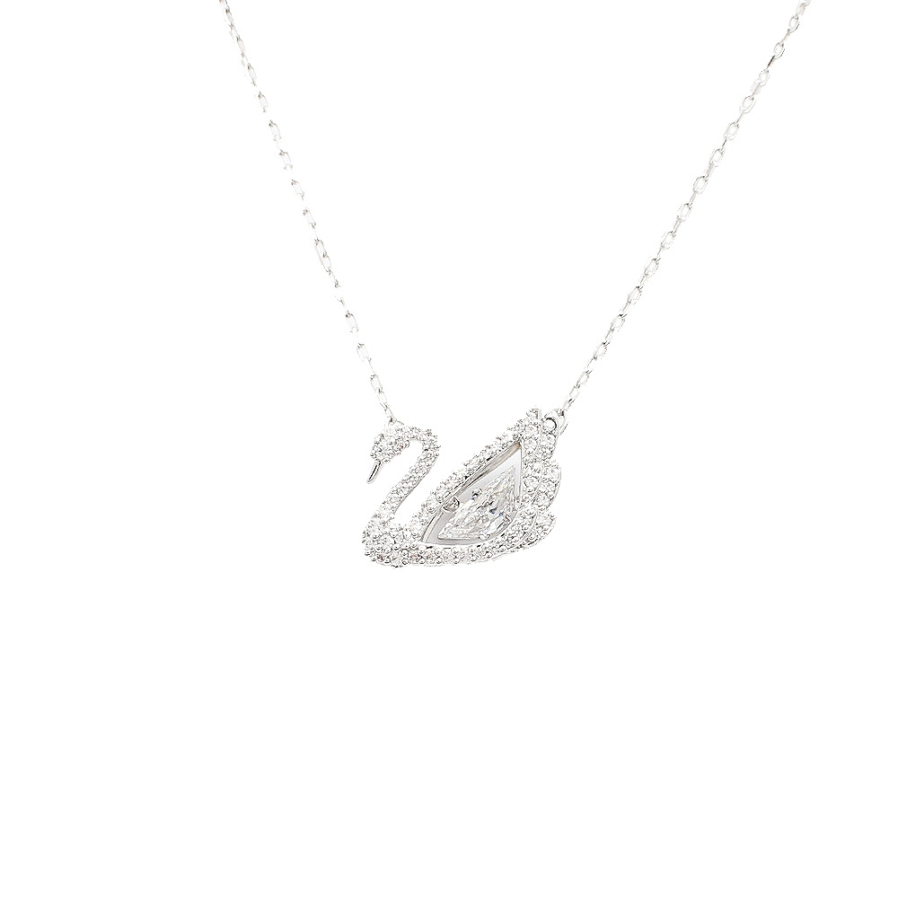 スワロフスキー SWAROVSKI ネックレス 5514421 レディース ダズリングスワン Dazzling Swan シルバー_画像1