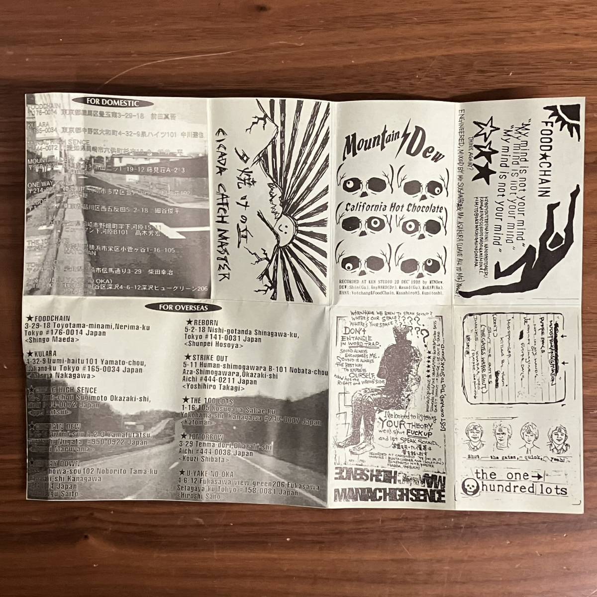 V.A [ DENY THE REPORT 2 ] cassette tape / TCR-002(TOO CIRCLE RECORDS)