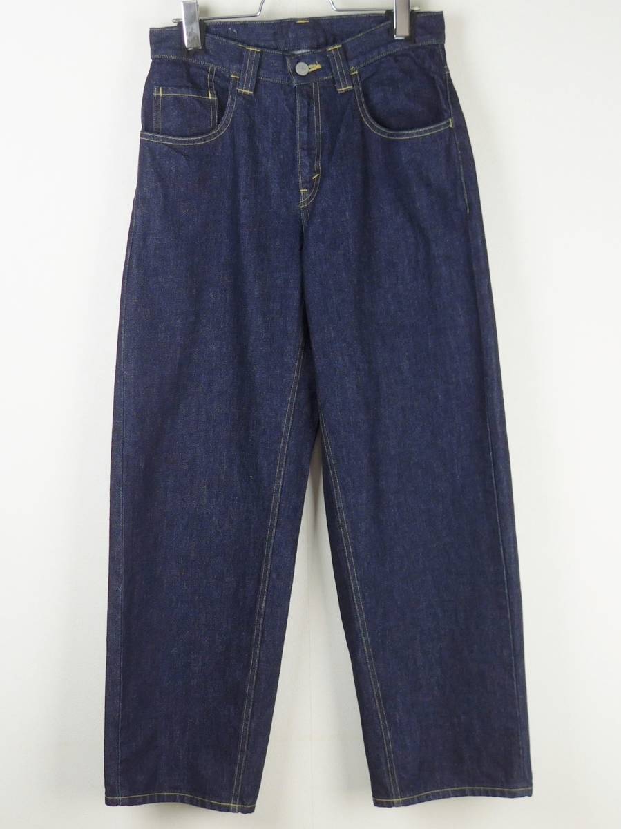 FUMIKA UCHIDA フミカウチダ 23SS DENIM WIDE TAPERED PANTS(ONE WASHED) デニムワイドテーパードパンツ34 ヴィンテージ インディゴの画像1