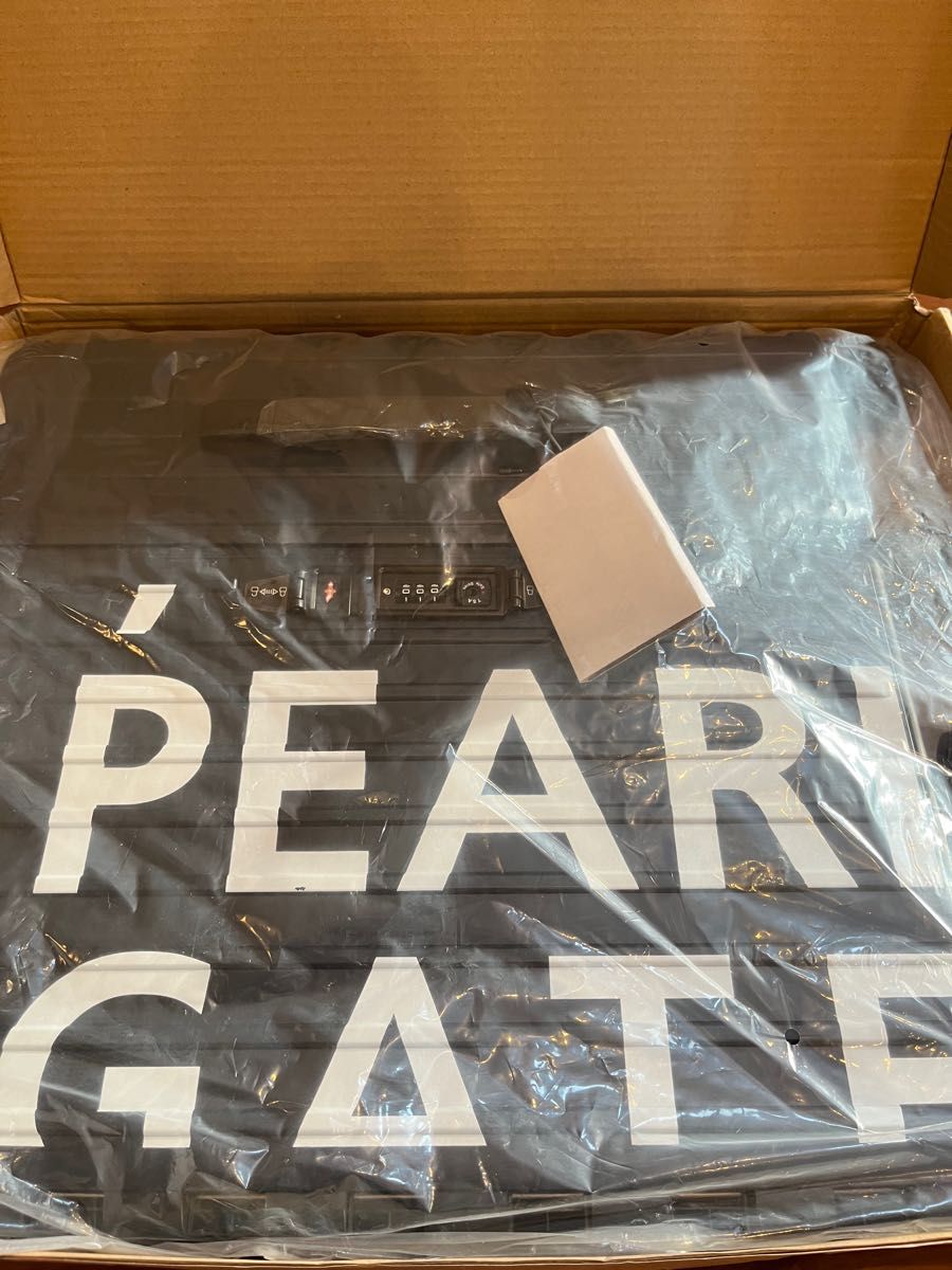 【新品未使用】PEARLY GATES 定番 折り畳み キャリーケース ネイビー