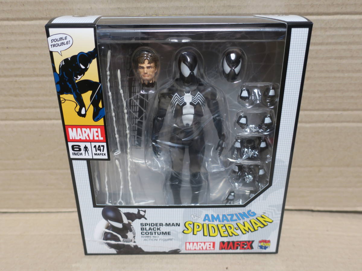 メディコム・トイ マフェックス MAFEX No.168 スパイダーマン ブラック