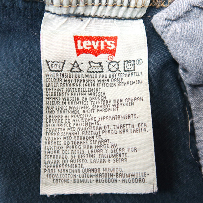 古着 リーバイス Levi's 501 ブラックデニムパンツ ジーンズ ジーパン 後染め サイズ表記：W34L36　gd43771_画像9