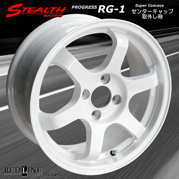 ■ ステルスレーシング RG-1 ■ 15x6.5J+38　幅広リム＆スーパーコンケイブ/チューニング軽四他　MAYRUN 165/50R15 タイヤ付4本セット_画像3