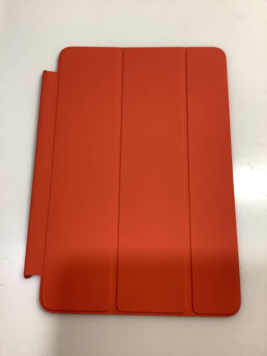 Apple iPad mini 5/4用 Smart Cover エレクトリックオレンジ MJM63FE/A ほぼ新品 アップル アイパッド スマートカバー_画像1