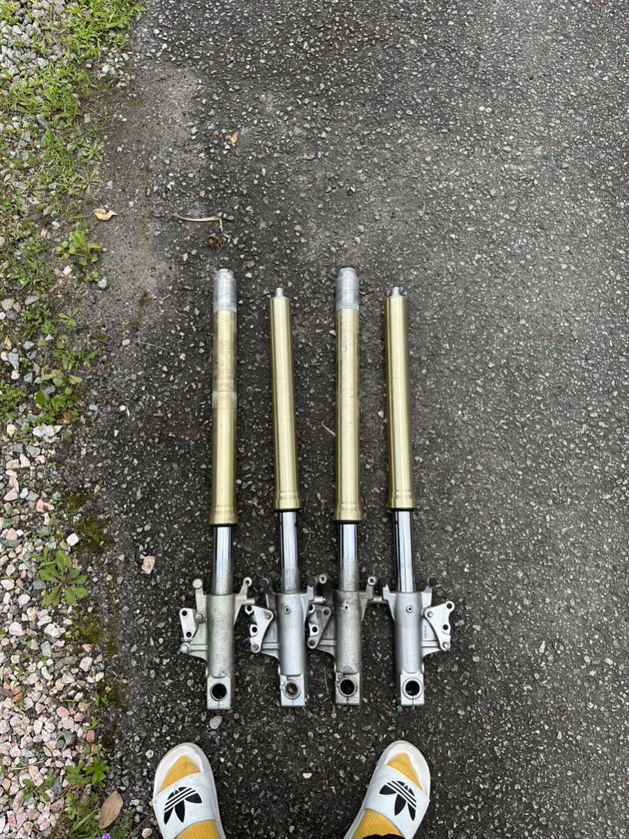  U-15 ジュニアアイドル　股間染み ZRX400 GPZ900R 倒立フォーク一式 流用 ZXR400 - オートバイ