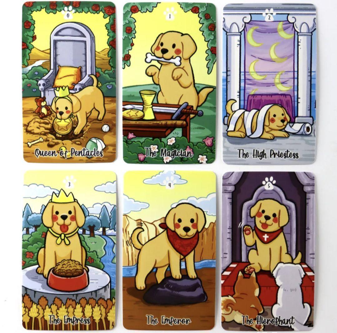 [ new goods unused ] Rav Rado ru tarot card pretty large dog. tarot card 