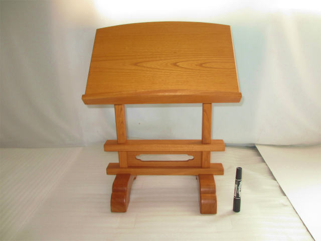 素晴らしい品質 【特別販売品】見台 欅調仕上げ(幅約42.5cm×高さ約54cm×奥行約26.5cm) 在庫品特価 管理番号「5108」 仏具一般 素晴らしい品質 【特別販売品】見台 欅調仕上げ(幅約42.5cm×高さ約54cm×奥行約26.5cm) 在庫品特価 管理番号「5108」 仏具一般