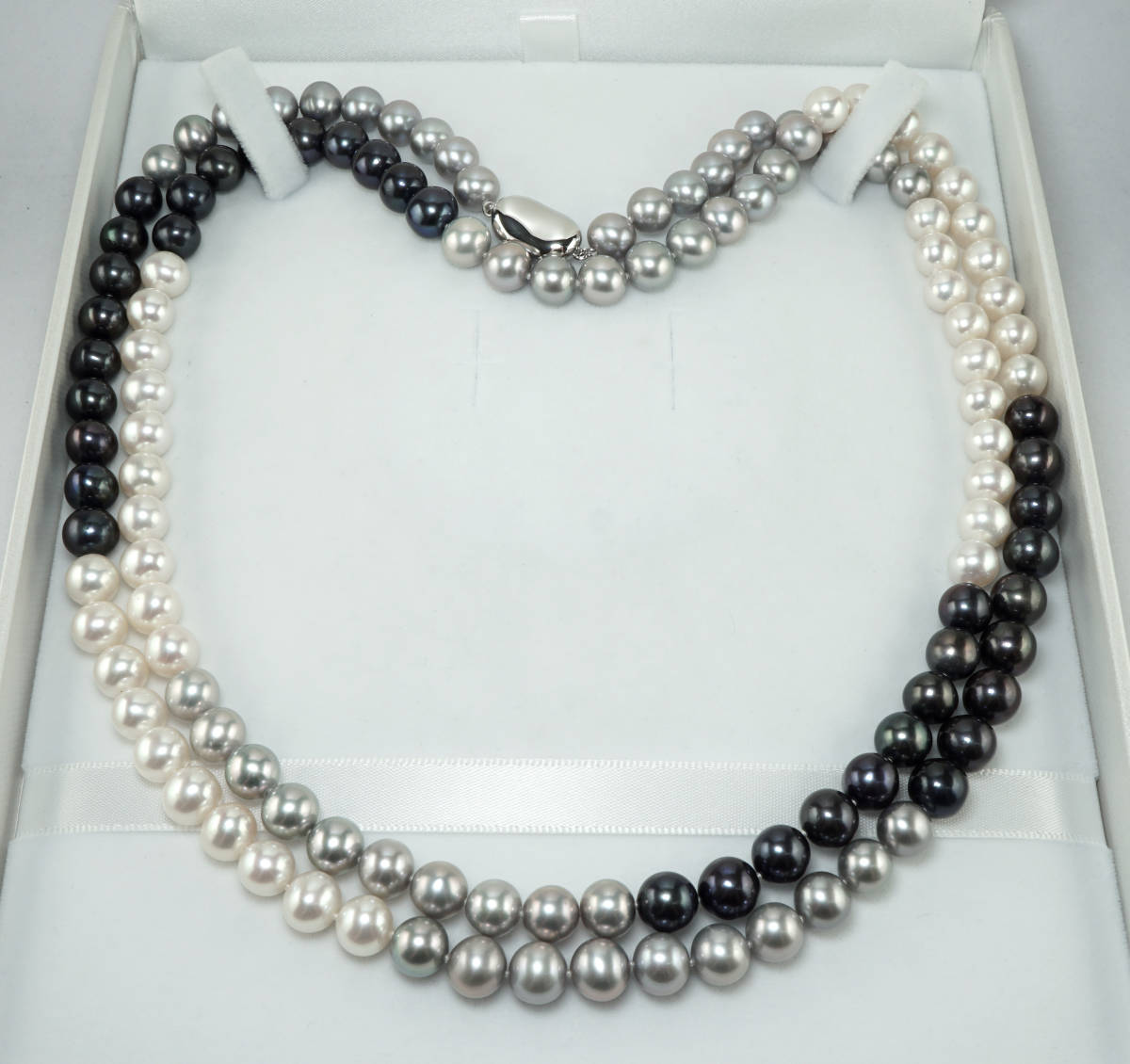 定番人気! 最高級 マルチカラー パール ☆天然本真珠 8.3mm jewelry