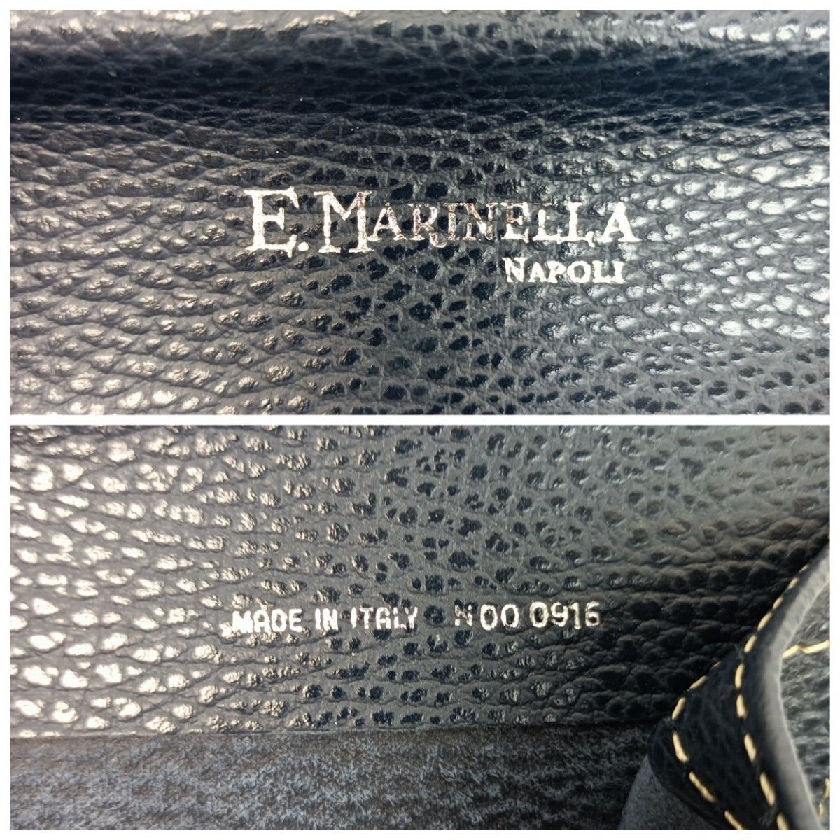【2WAYバッグ】E.Marinella Napoli マリネッラ ナポリ ソットブラッチョ クラッチバッグ ブリーフケース