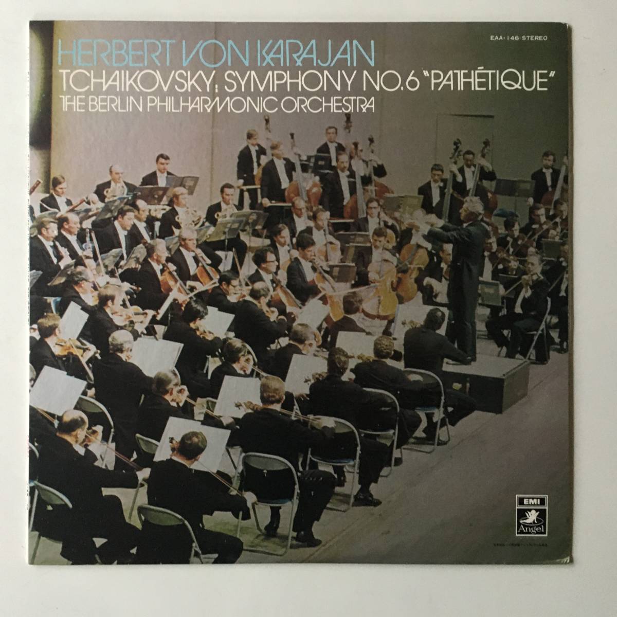 23814●Karajan Tchaikovsky/Symphony No.6 "Pathtique"/カラヤン　チャイコフスキー 悲愴/12inch LP アナログ盤_画像1