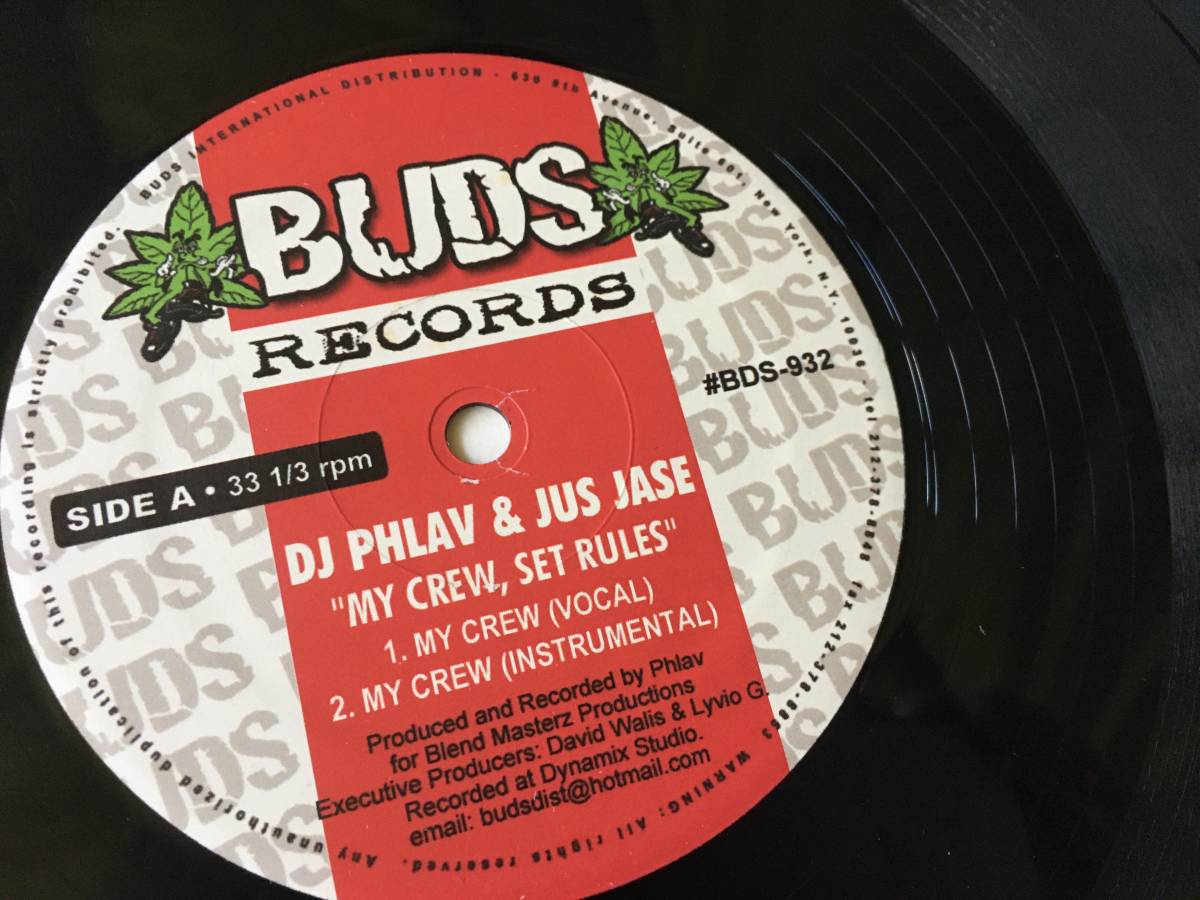 23811●DJ Phlav & Jus Jase　My Crew, Set Rules/Your Crew/BDS-932/Instrumental/12inh LP アナログ盤_画像4
