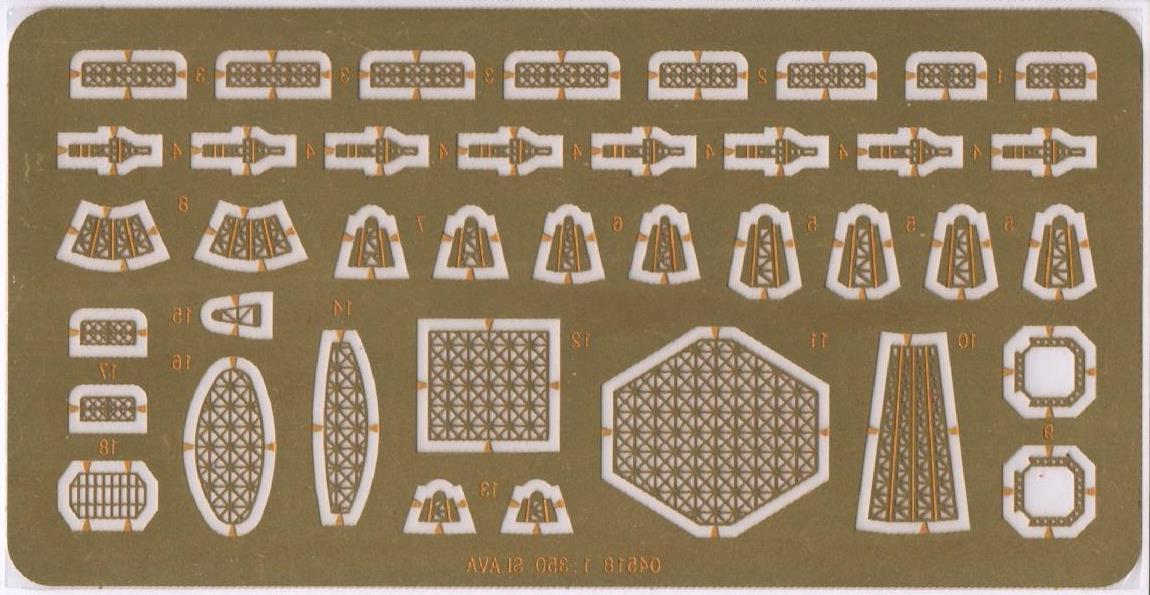 トランペッター 1/350 ロシア海軍スラヴァ級ミサイル巡洋艦 モスクワ エッチングパーツ付き 定型外郵便で発送可_画像2