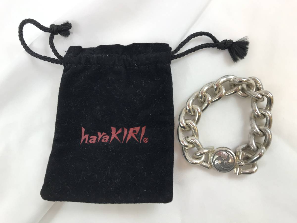 haraKIRI ハラキリ ブレスレット 925 シルバー SV 銀 中古品 ブレス シルバーアクセ スネーク #189200-53