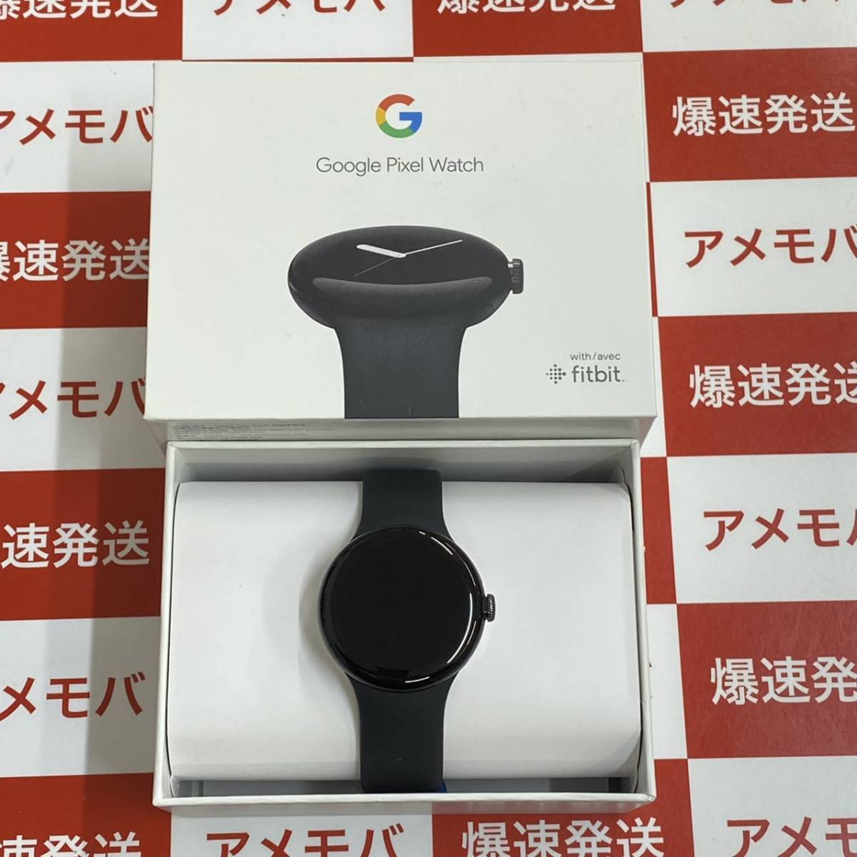 値下げ 極美品 Google Pixel Watch Matte Black ケース Obsidian アクティブ バンド Bluetooth Wifi GA03119-TW