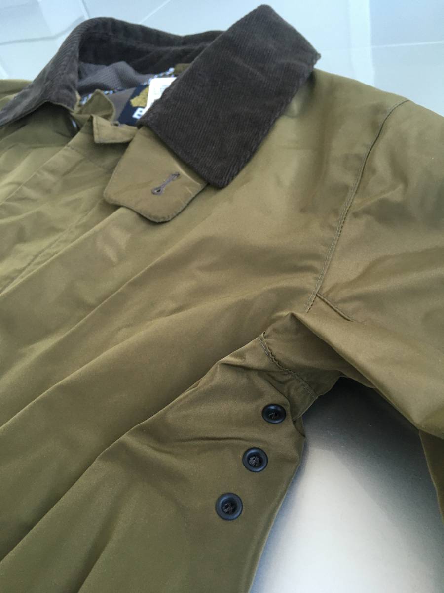 新品 定価 37 800円 Barbour バブアー シングル ブレステッド コート