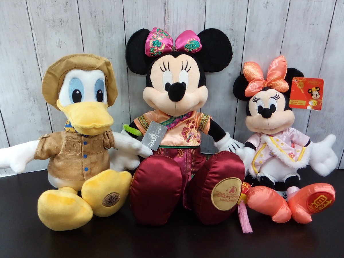 ディズニー 海外 上海 香港 ミニーマウス ドナルドダック ぬいぐるみ 3